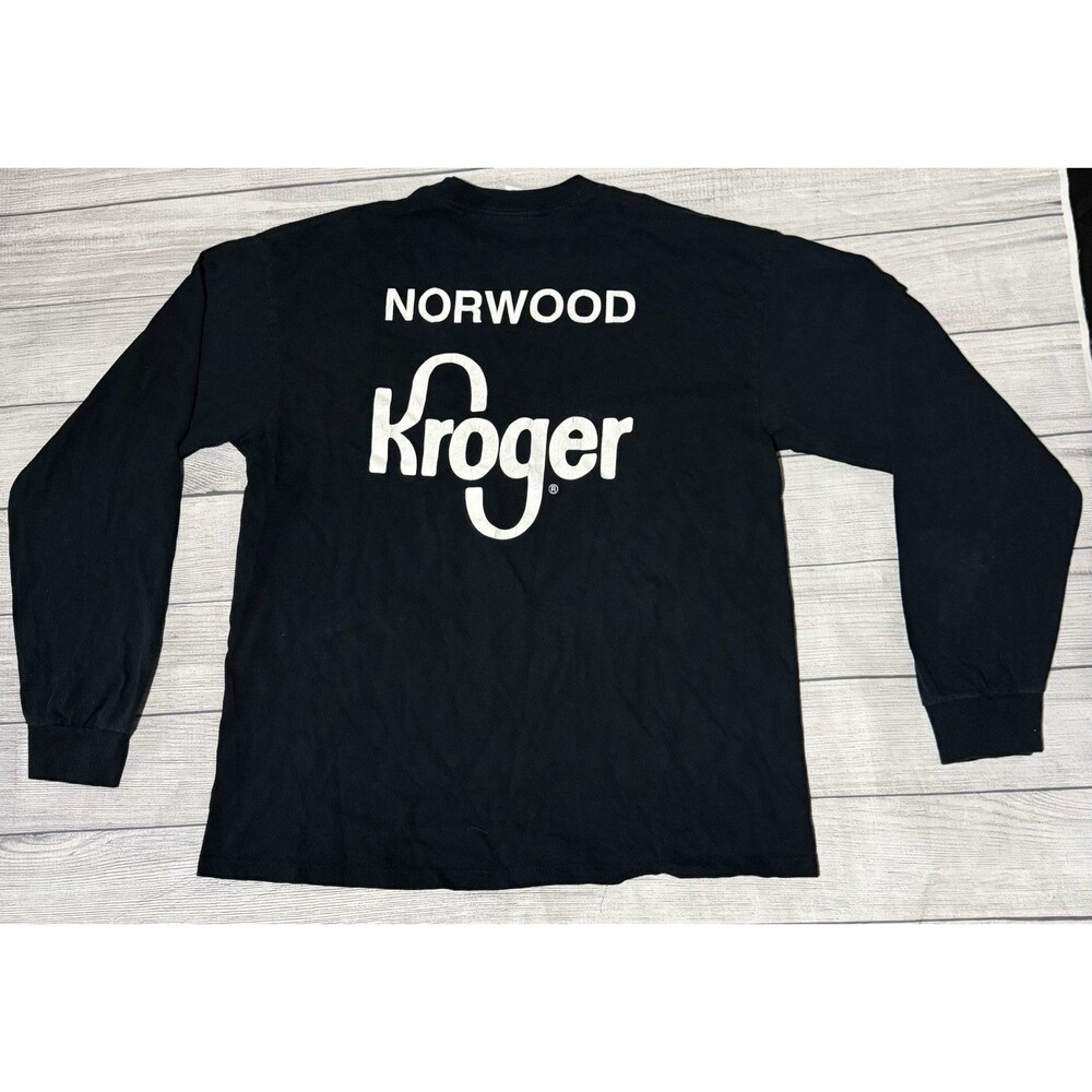 Vintage Y2K Kroger T Shirt African American History 2005 Ohio Sz XL Long Sleeve